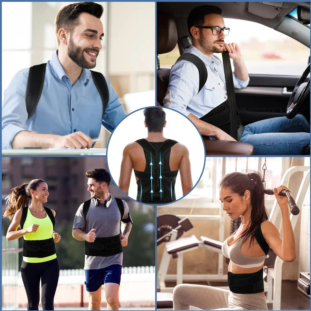 Back Brace Posture Corrector for Women & Men,