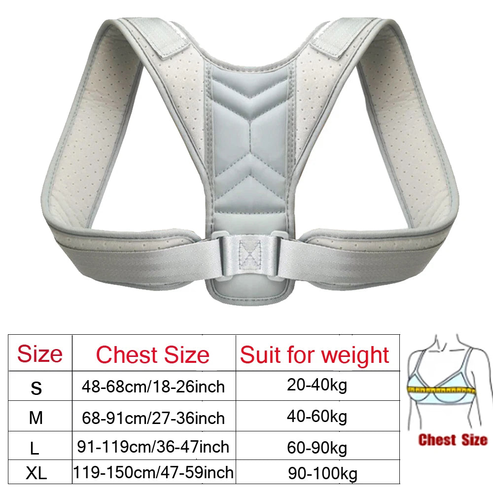 Adjustable Posture Corrector Belt for Women and Men