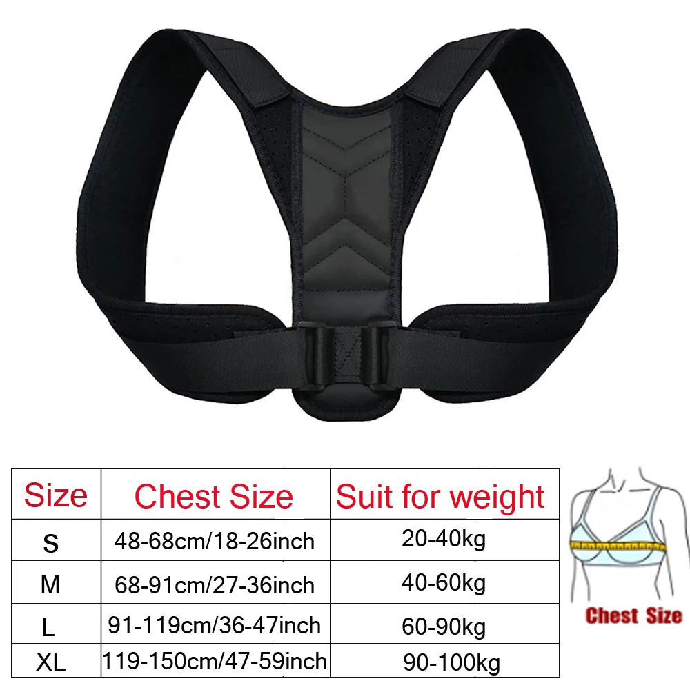 Adjustable Posture Corrector Belt for Women and Men